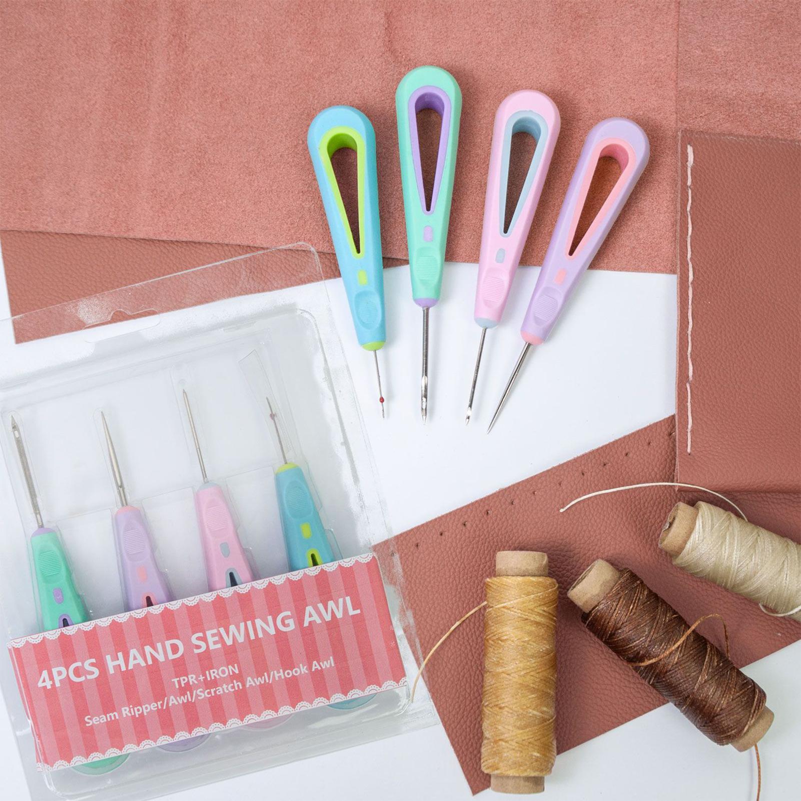 Leatherwork Awl - Leather Sewing Kit 4 Pieces Stitching