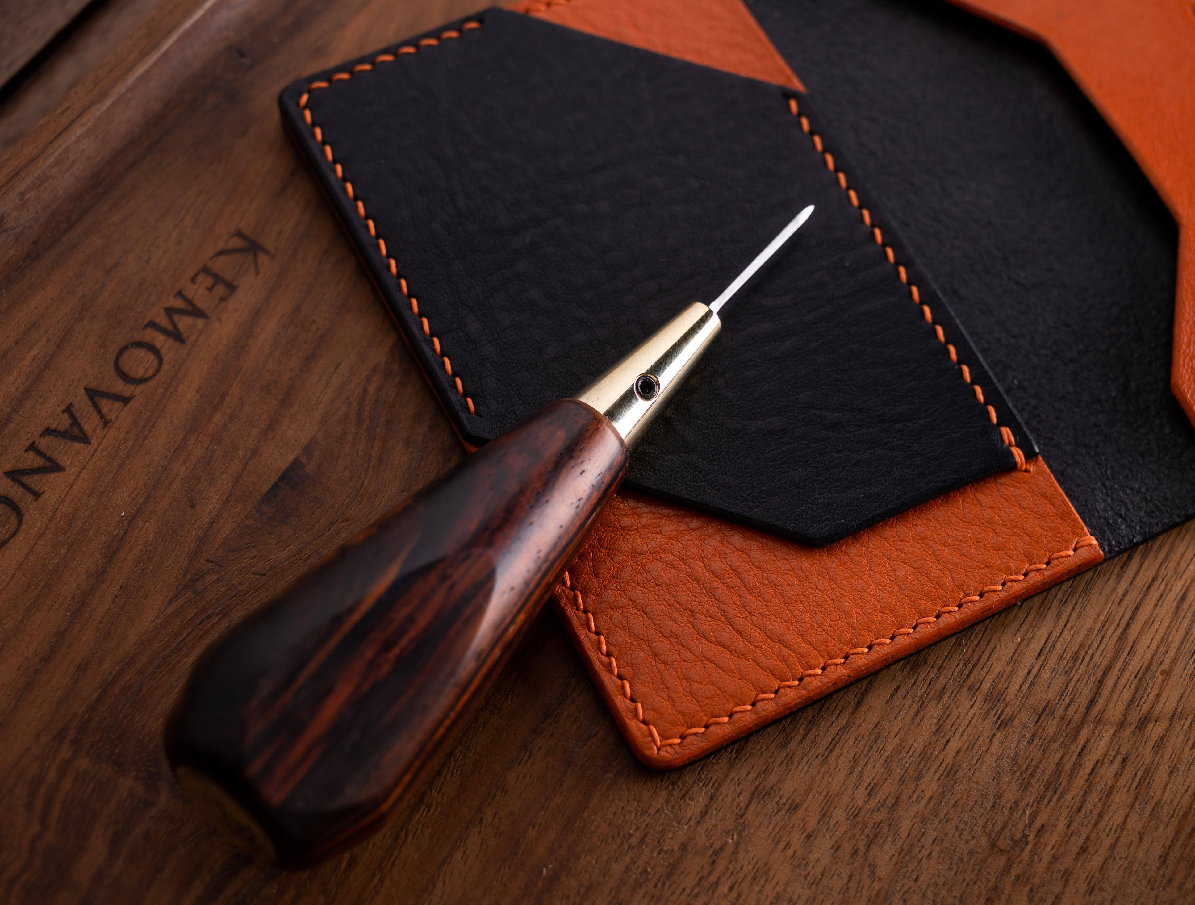 Leatherwork Awl - LeatherCraft Detachable Scratch Awl Round/France/Diamond Awl