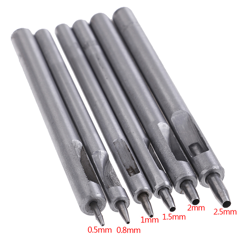 Leather Hole Punch Hollow Dril - Leatherwork Awl ulasan dan harga