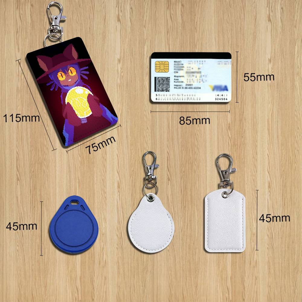 cute Niko game OneShot Holder  - Leatherwork Keychain ulasan dan harga