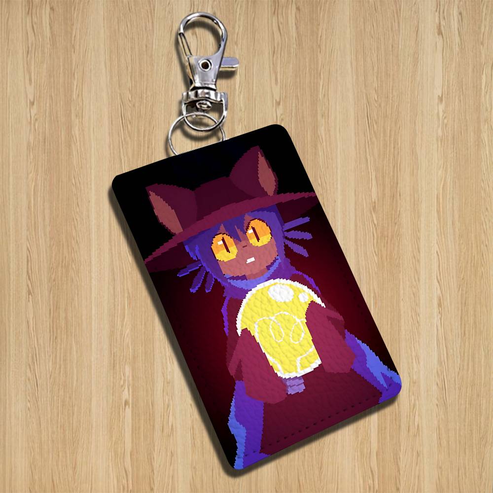 cute Niko game OneShot Holder  - Leatherwork Keychain ulasan dan harga