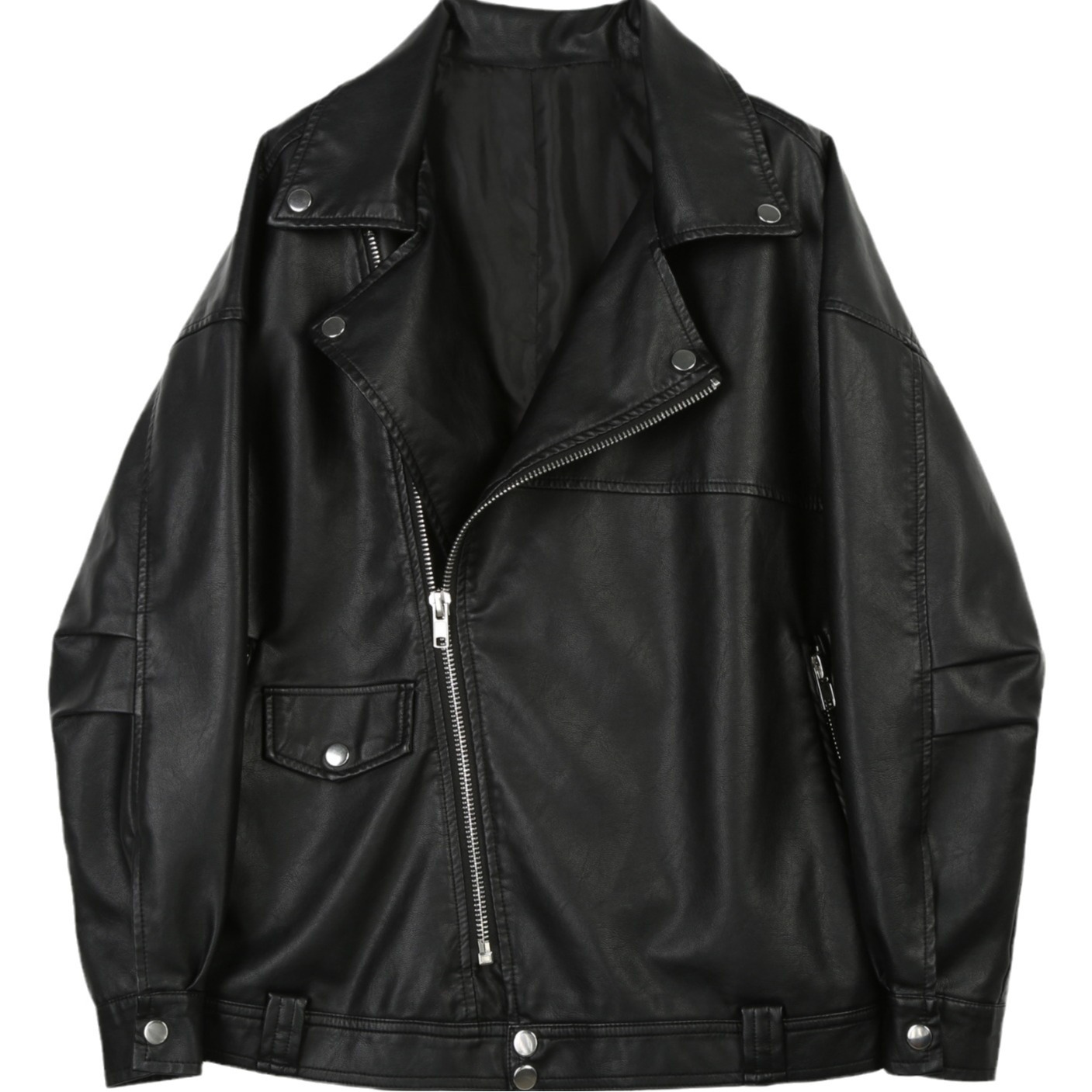 Coats Women Faux Leather Short - Leather Work Jacket Women'S ulasan dan harga