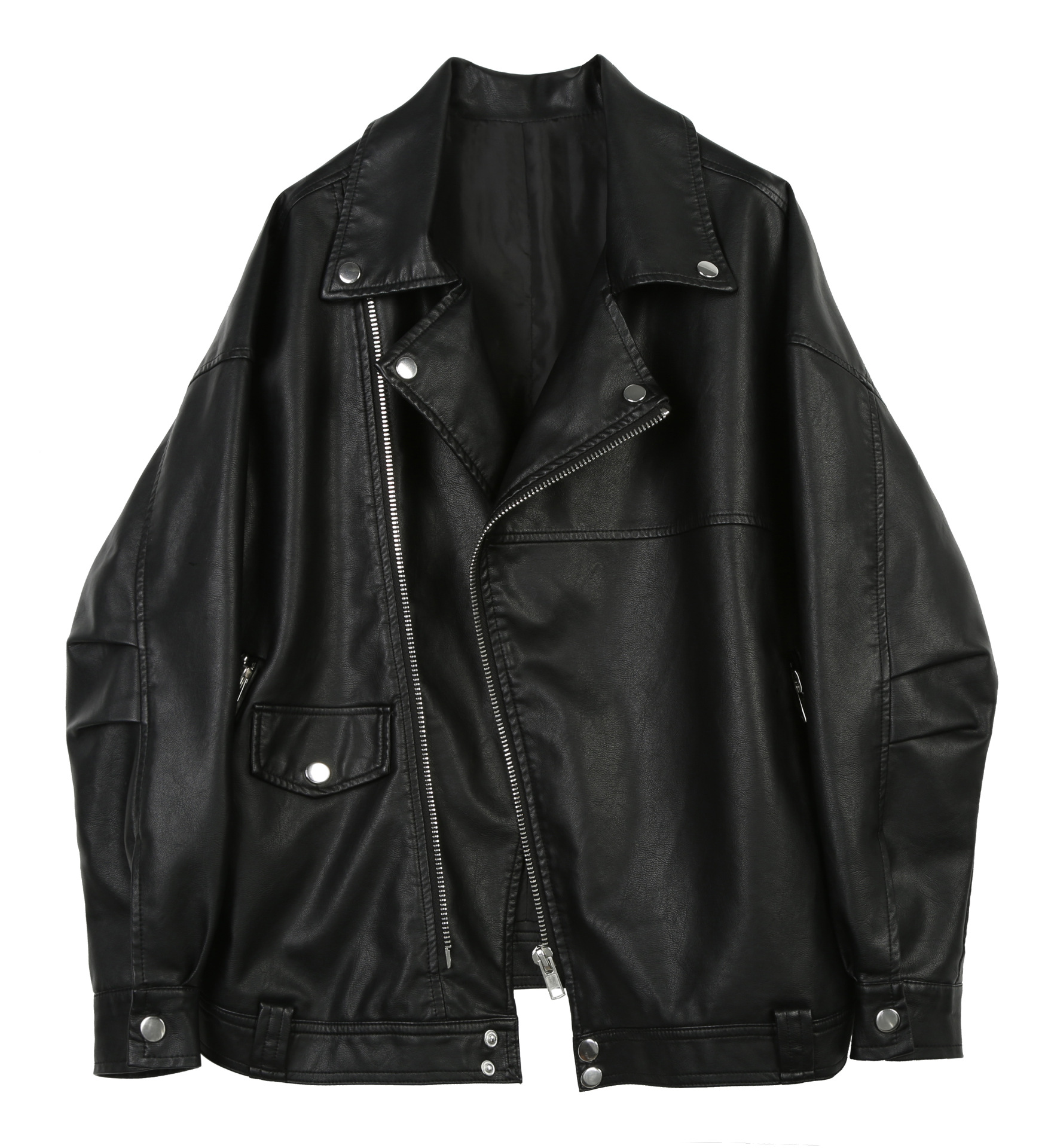 Coats Women Faux Leather Short - Leather Work Jacket Women'S ulasan dan harga