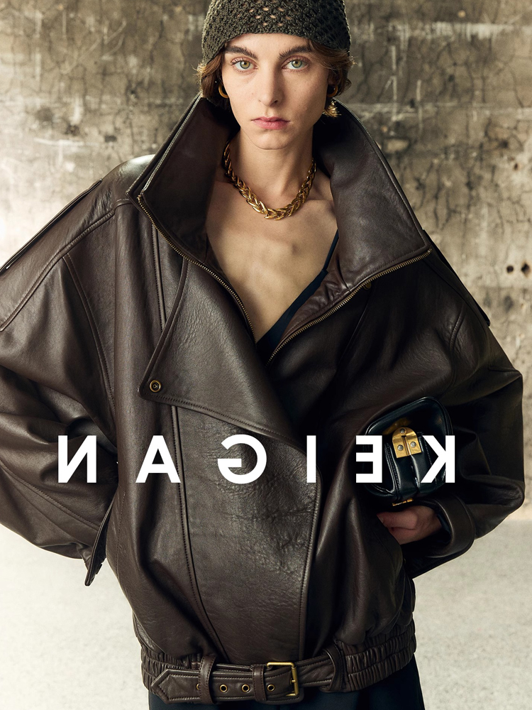 Retro Lamb Leather Jacket Wome - Leather Work Jacket Women'S ulasan dan harga