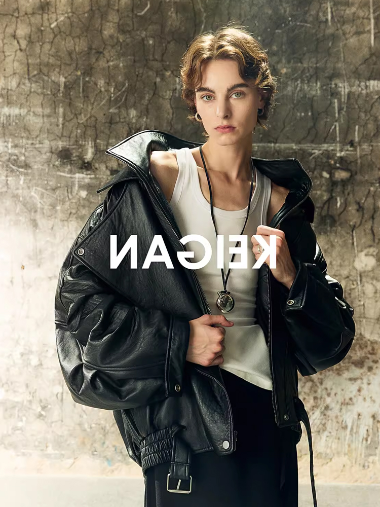 Retro Lamb Leather Jacket Wome - Leather Work Jacket Women'S ulasan dan harga