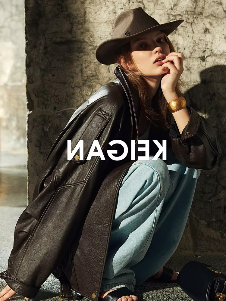 Retro Lamb Leather Jacket Wome - Leather Work Jacket Women'S ulasan dan harga