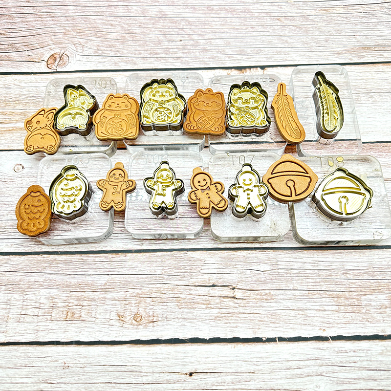 Leather Stamp Cutting Die DIY  - Leatherwork Keychain ulasan dan harga