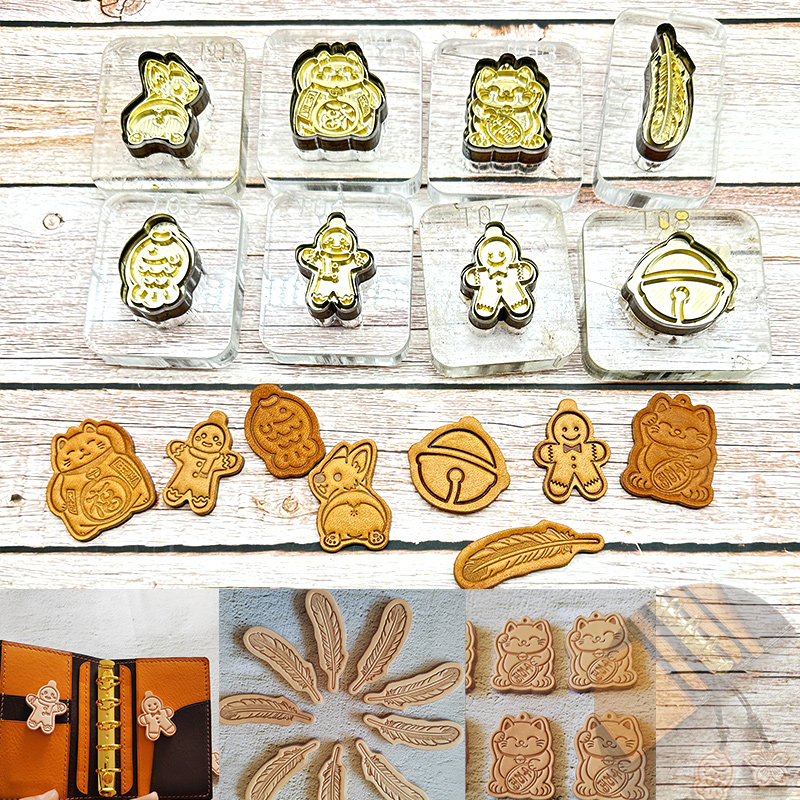 Leather Stamp Cutting Die DIY  - Leatherwork Keychain ulasan dan harga