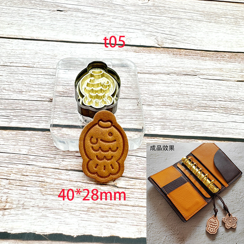 Leather Stamp Cutting Die DIY  - Leatherwork Keychain ulasan dan harga