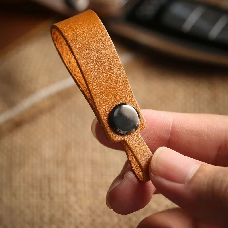 Cowhide Genuine Leather Custom - Leatherwork Keychain ulasan dan harga
