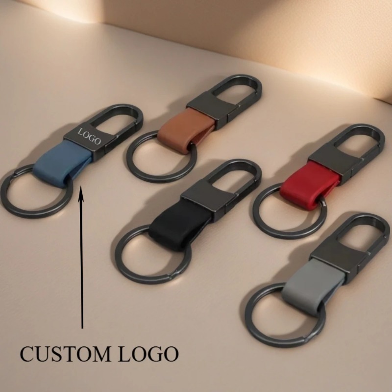 Fashion Leather Keychains Cust - Leatherwork Keychain ulasan dan harga