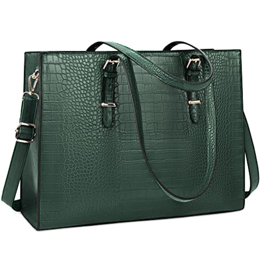 Laptop Bag for Women 15.6 Inch - Leather Work Bag ulasan dan harga