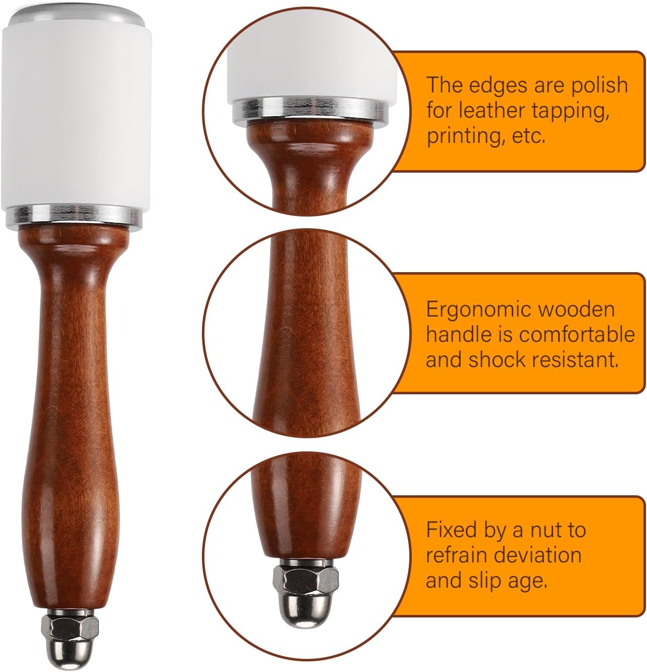Leather Carving Hammer Nylon H - Leatherwork Hammer ulasan dan harga