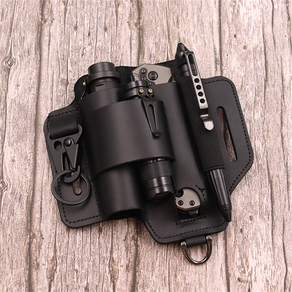 EDC Tactical Tool Holster Wild - Leather Work Bag ulasan dan harga