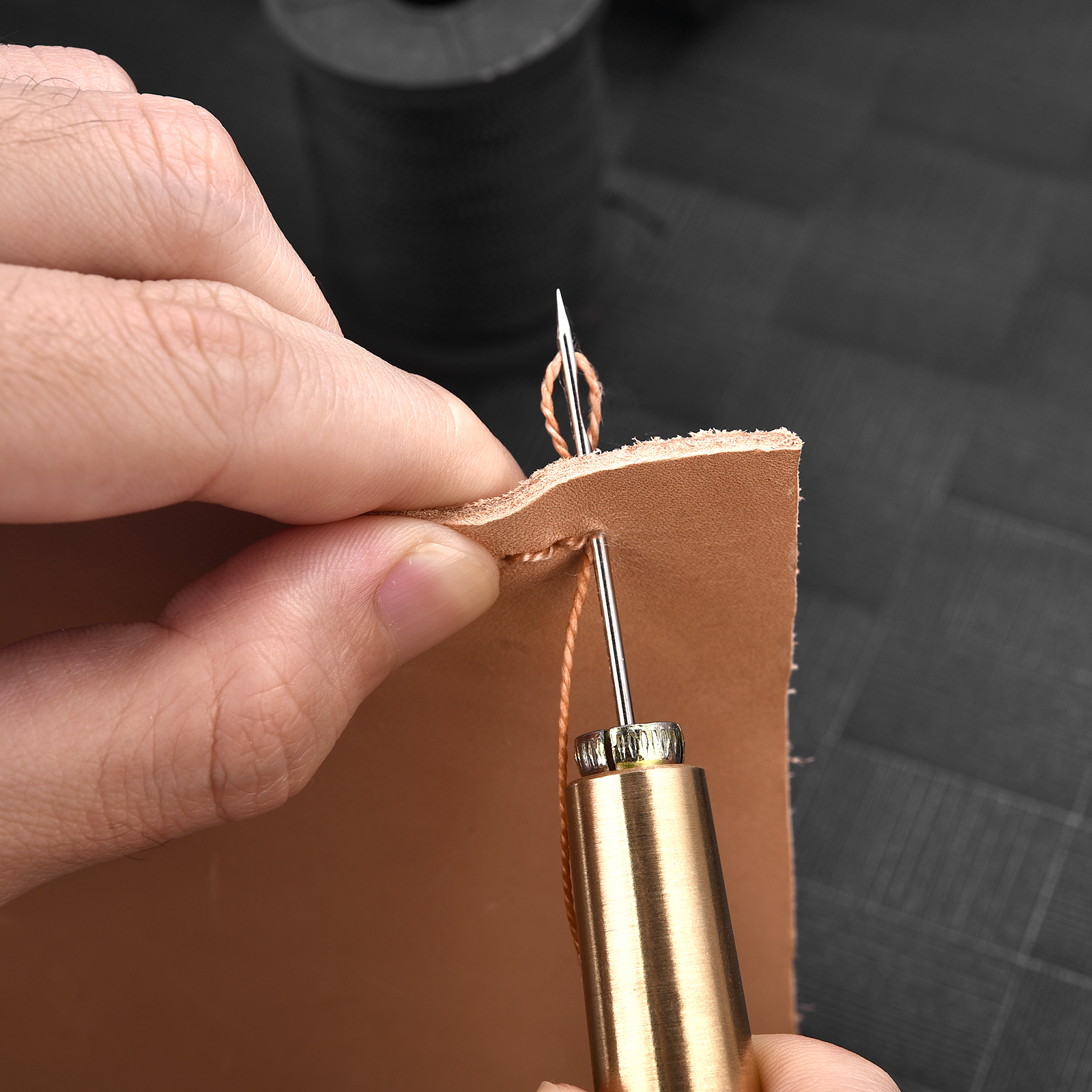 Leather Sewing Kit DIY Leather - Leatherwork Awl ulasan dan harga