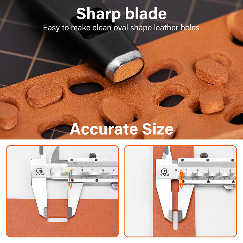 WUTA 2-7Pcs Set Professional C - Leatherwork Awl ulasan dan harga