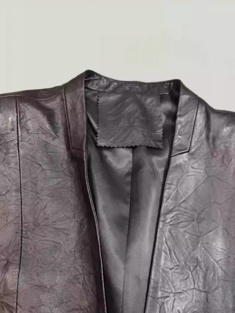 Vintage Office Ladies Autumn W - Leather Work Jacket Women'S ulasan dan harga