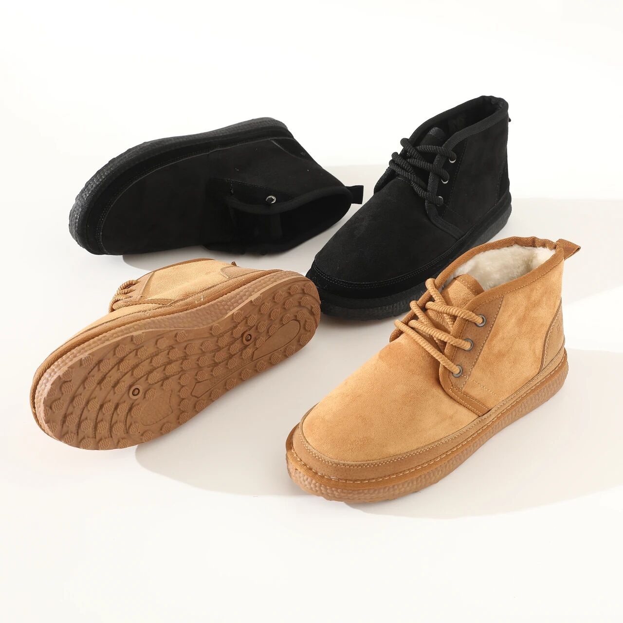 Men's Winter Thickened Fleece  - Youtube Leatherwork ulasan dan harga