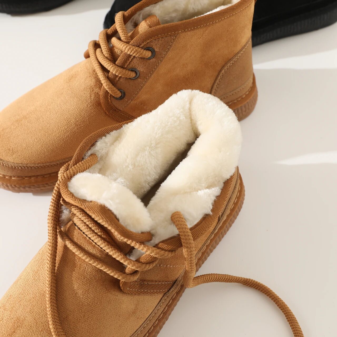 Men's Winter Thickened Fleece  - Youtube Leatherwork ulasan dan harga