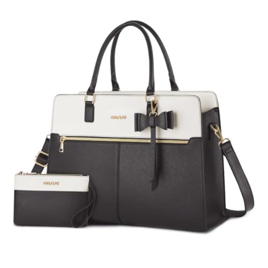 Laptop Tote Bag for Women, 15. - Leather Work Bag ulasan dan harga