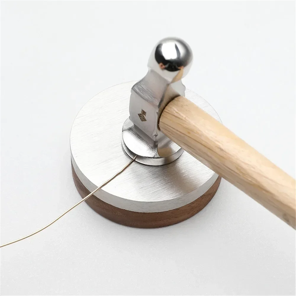 Stainless Steel Round Head Ham - Leatherwork Hammer ulasan dan harga