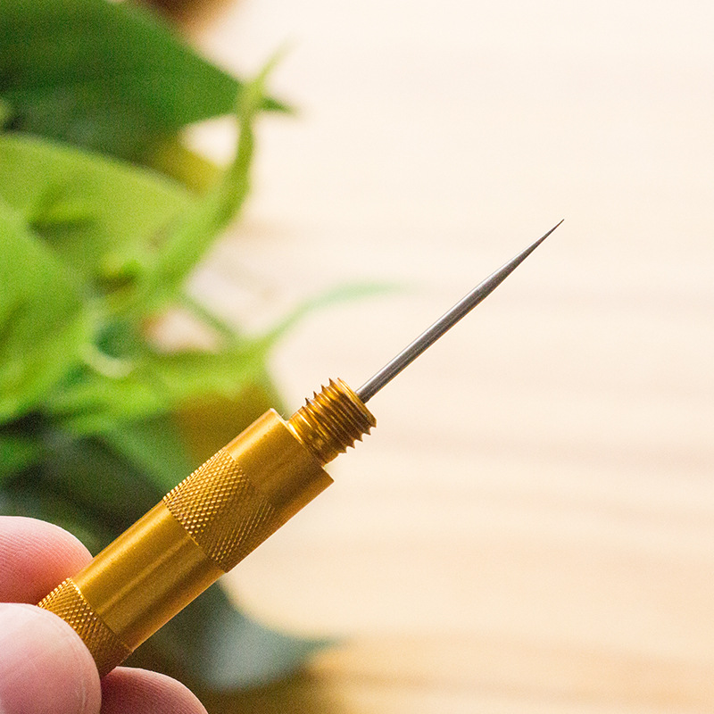 Mini Leather Sewing Awl Tool F - Leatherwork Awl ulasan dan harga