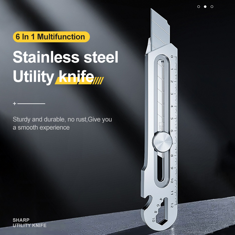 15.3cm 6 in1 Utility Cutter Wi - Swivel Knife Tool ulasan dan harga