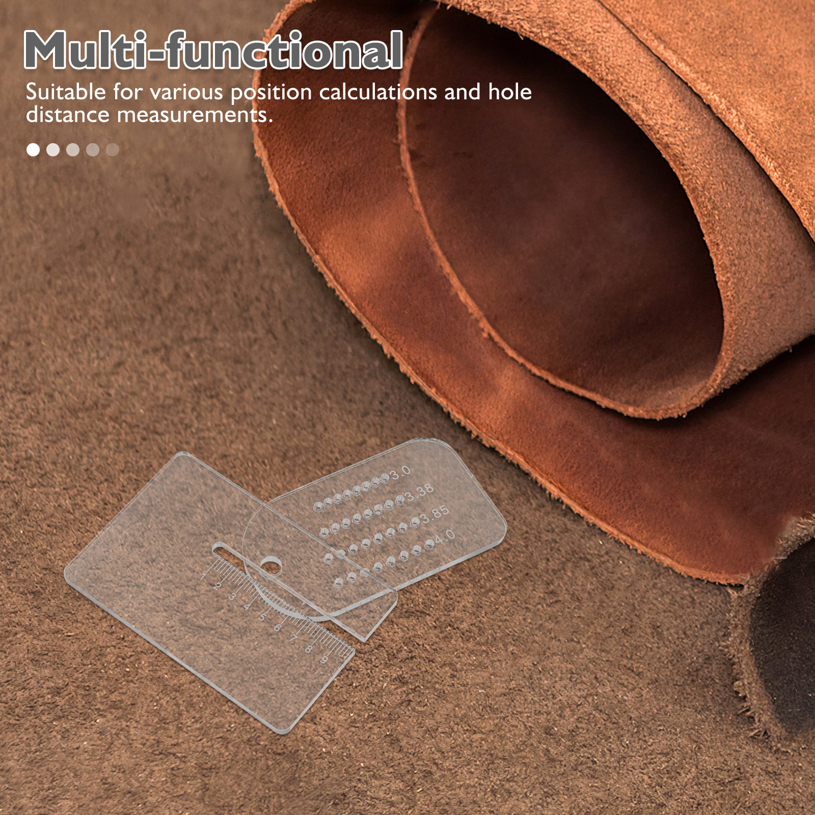 2Pcs Punch Guide Adjustable St - Leatherworking Guide ulasan dan harga