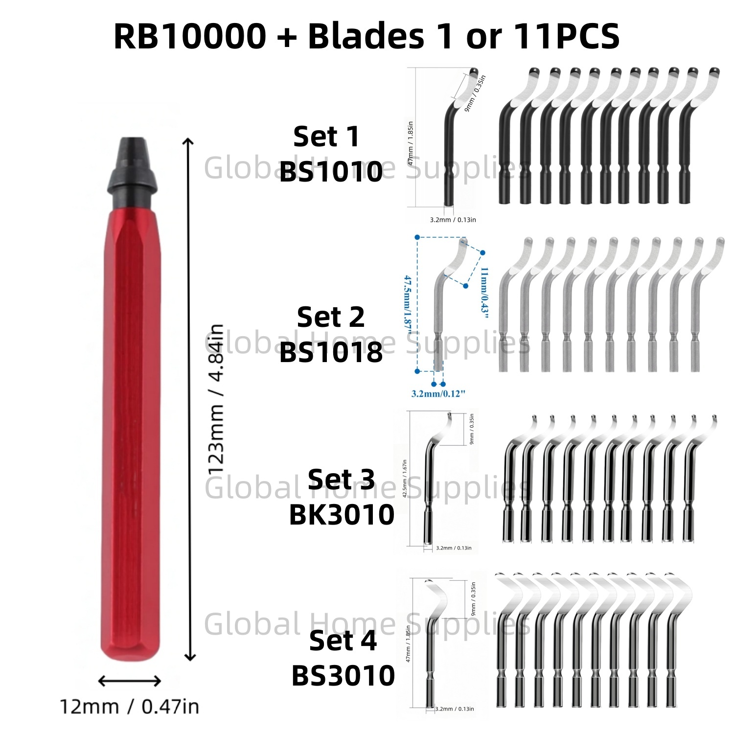 Deburring Tool Set RB1000 with - Swivel Knife Tool ulasan dan harga