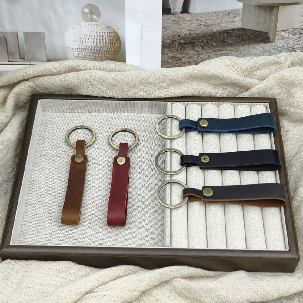 Customized Handmade Classic Co - Leatherwork Keychain ulasan dan harga