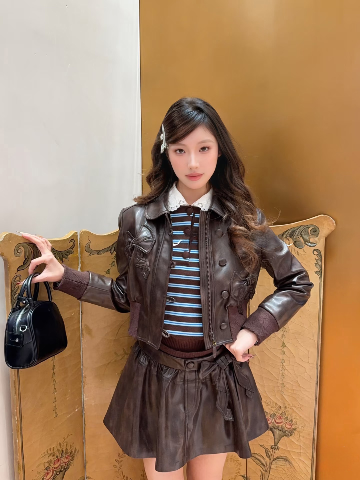 JONI Early Spring Heavy Work W - Leather Work Jacket Women'S ulasan dan harga