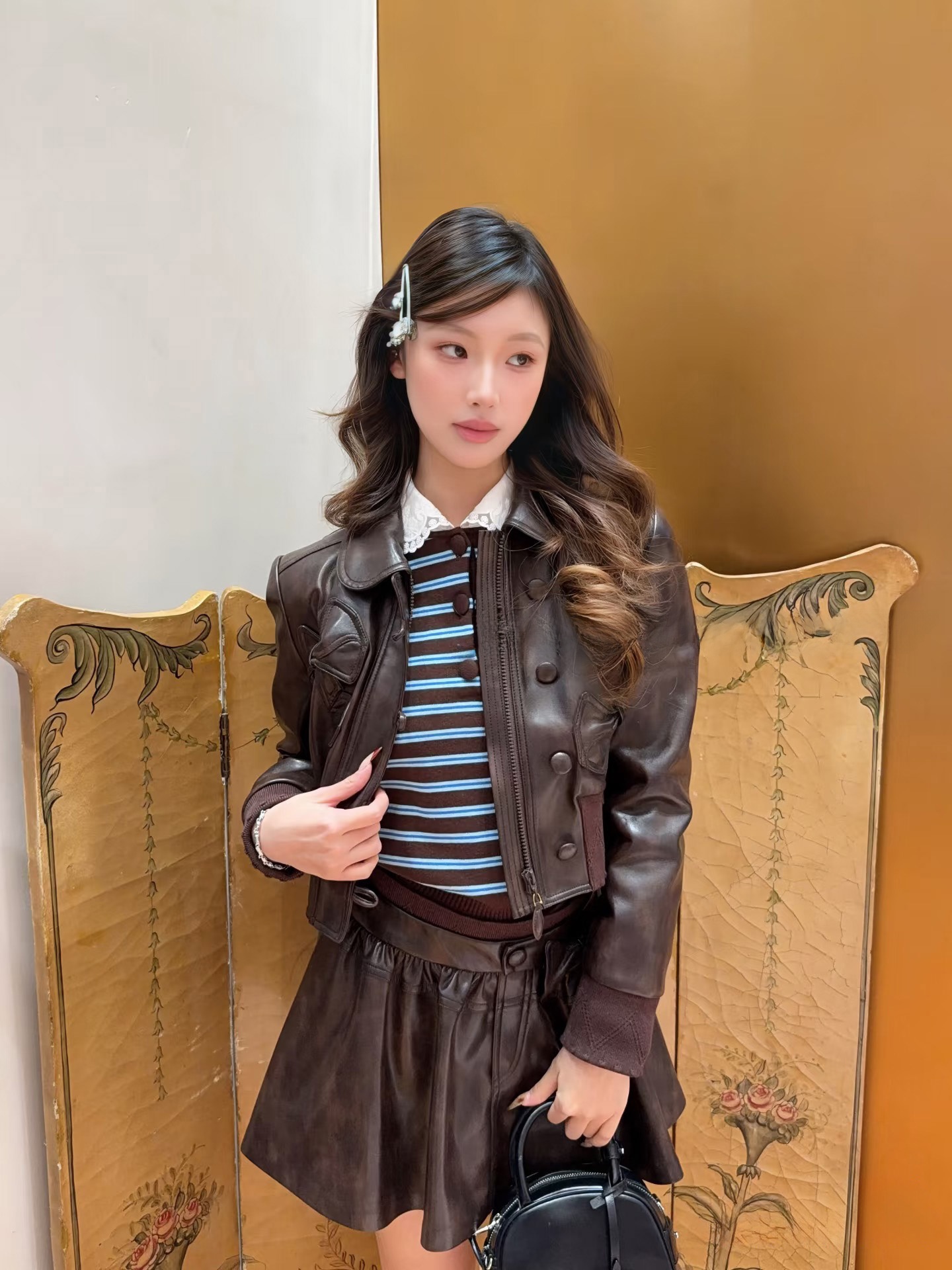 JONI Early Spring Heavy Work W - Leather Work Jacket Women'S ulasan dan harga