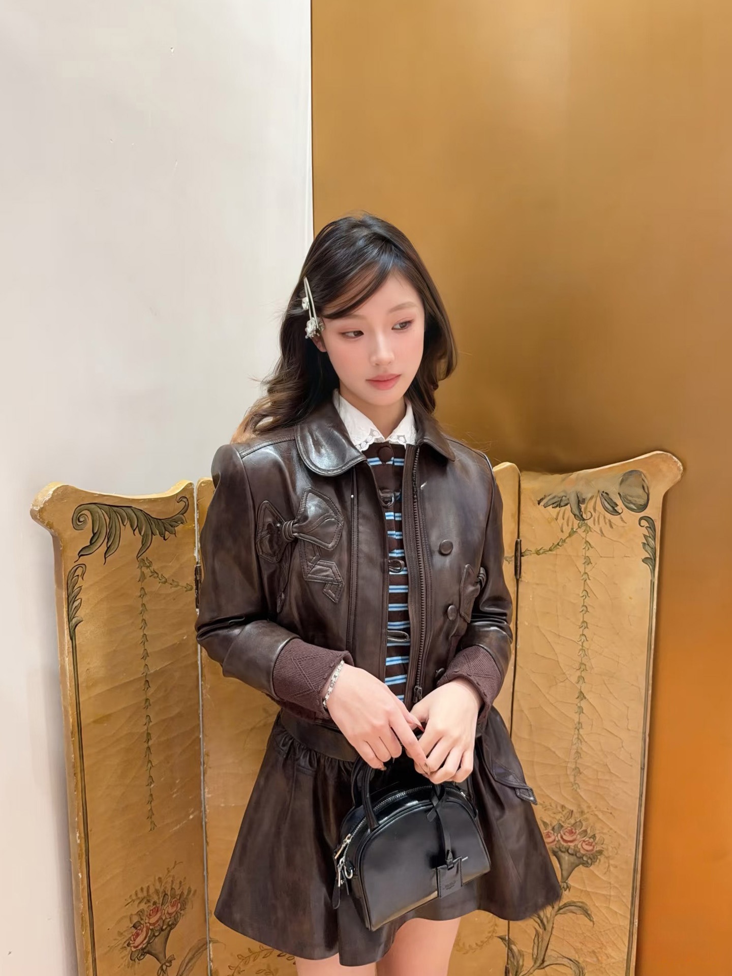 JONI Early Spring Heavy Work W - Leather Work Jacket Women'S ulasan dan harga