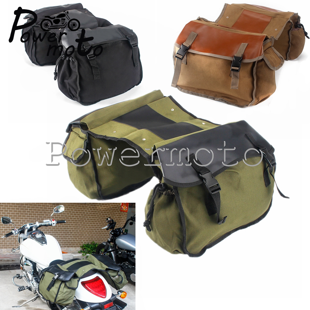 Universal Moto Saddle Bag Moto - Leather Work Bag ulasan dan harga