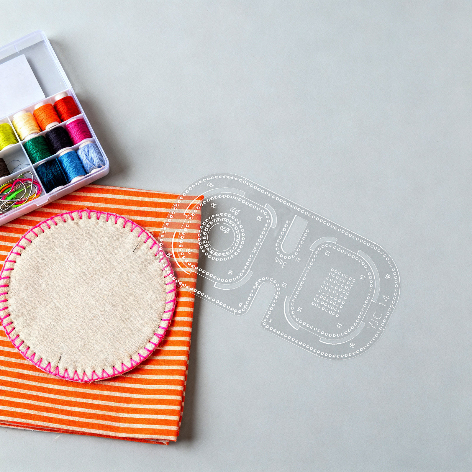 4Pcs Precision Acrylic Prickin - Leatherworking Guide ulasan dan harga