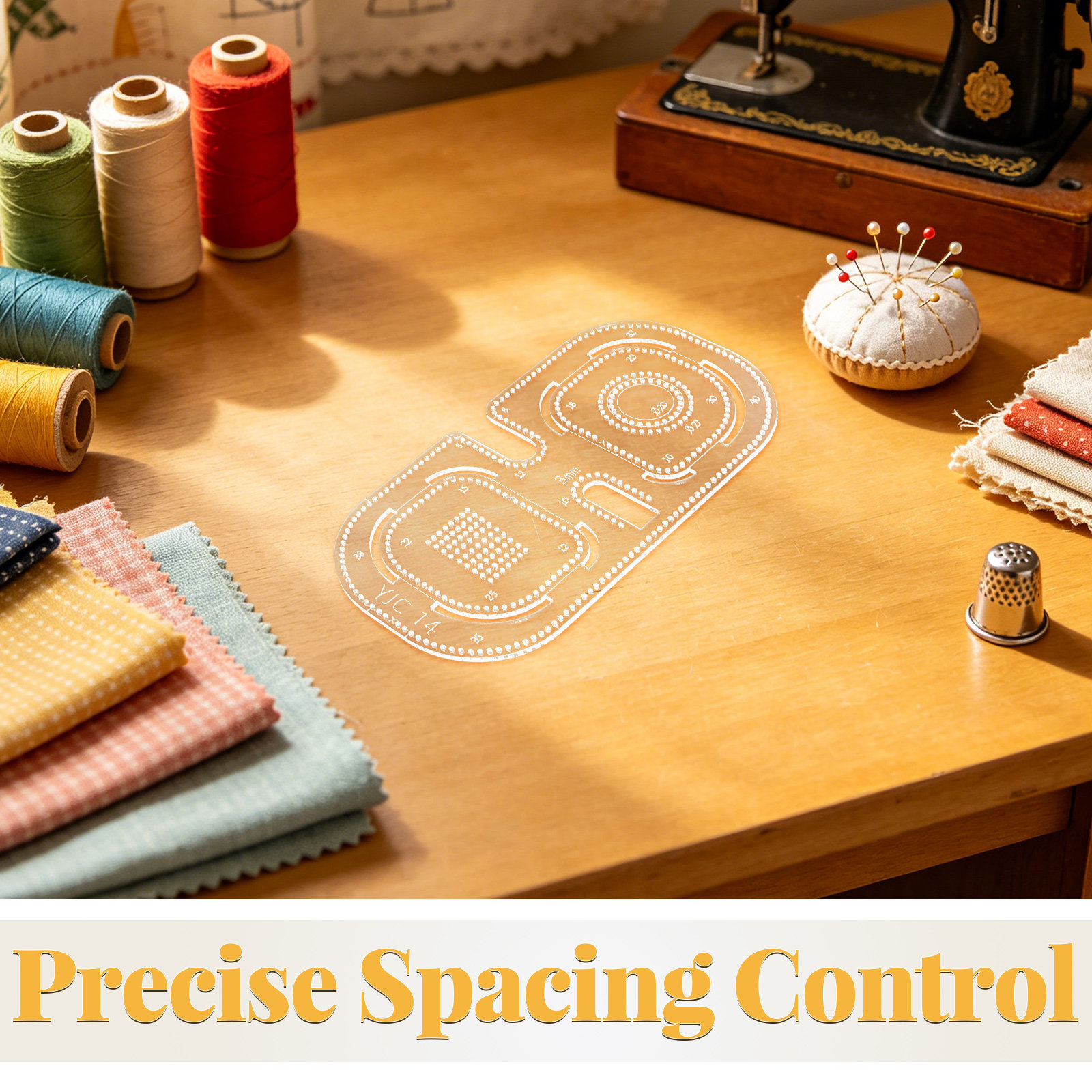 4Pcs Precision Acrylic Prickin - Leatherworking Guide ulasan dan harga
