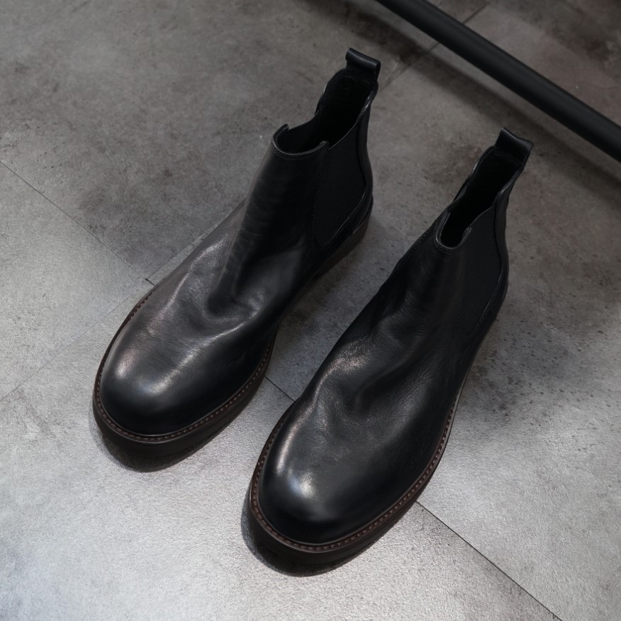 Retro Bla Chelsea Boots Men's  - Youtube Leatherwork ulasan dan harga