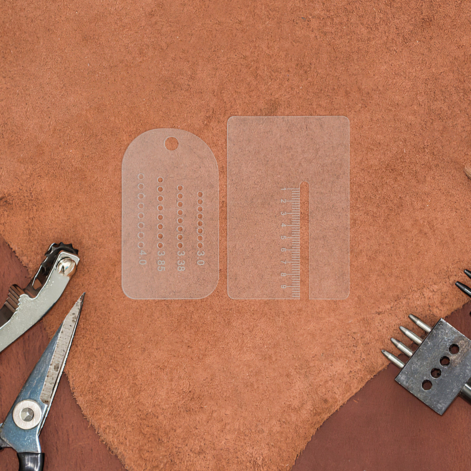2Pcs Leatherworking Punch Spac - Leatherworking Guide ulasan dan harga