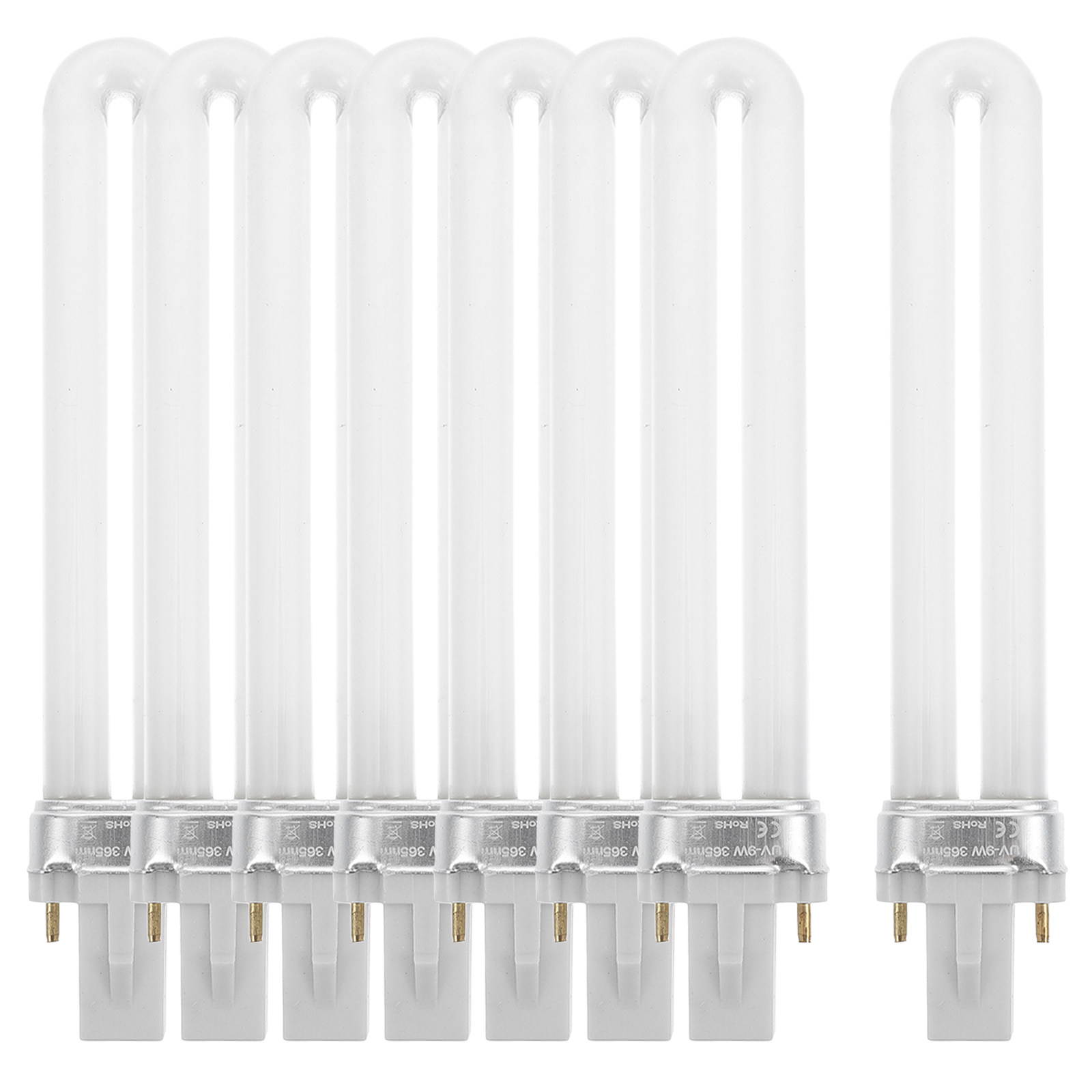 8Pcs 9W Nail Polish Light Tube - Youtube Leatherwork ulasan dan harga