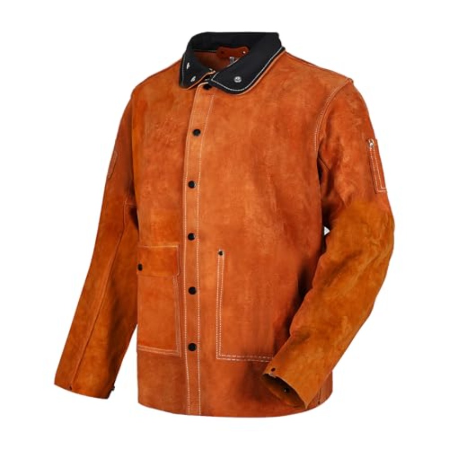 QeeLink Leather Welding Jacket - Leather Work Jacket Women'S ulasan dan harga