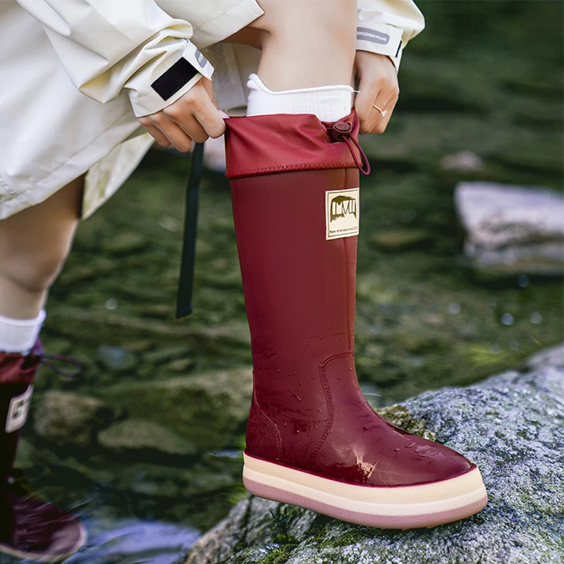 Outdoor Cycling Rain Boots Fas - Youtube Leatherwork ulasan dan harga