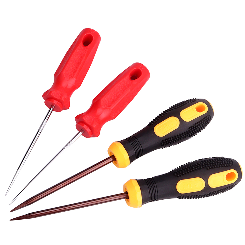 Solid Awl all steel awl stainl - Leatherwork Awl ulasan dan harga