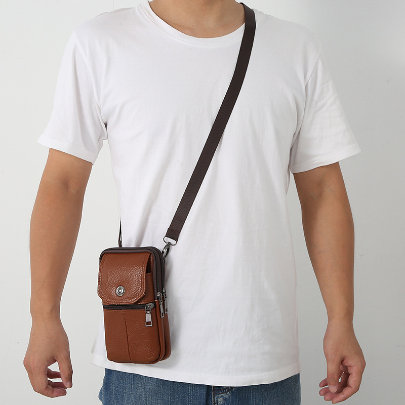 Crossbody Sling Bag for Men –  - Leather Work Bag ulasan dan harga
