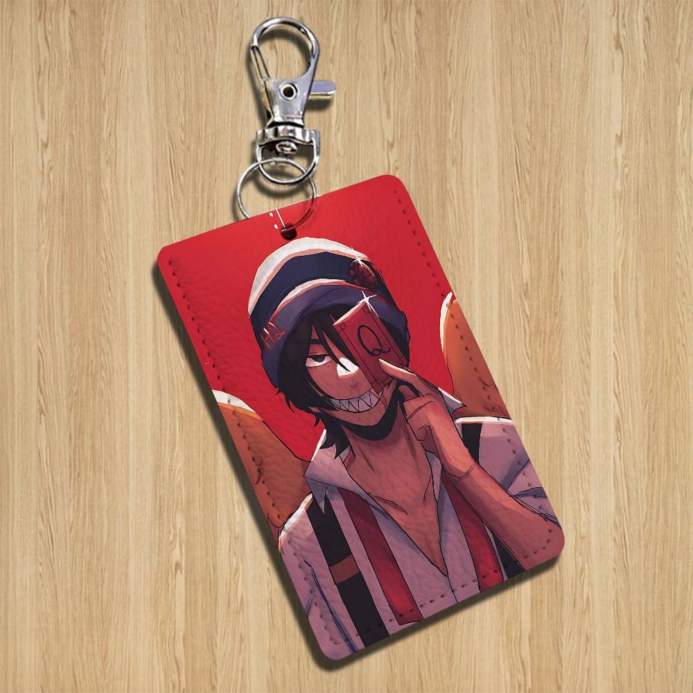 game DSMP QSMP Quackity Holder - Leatherwork Keychain ulasan dan harga
