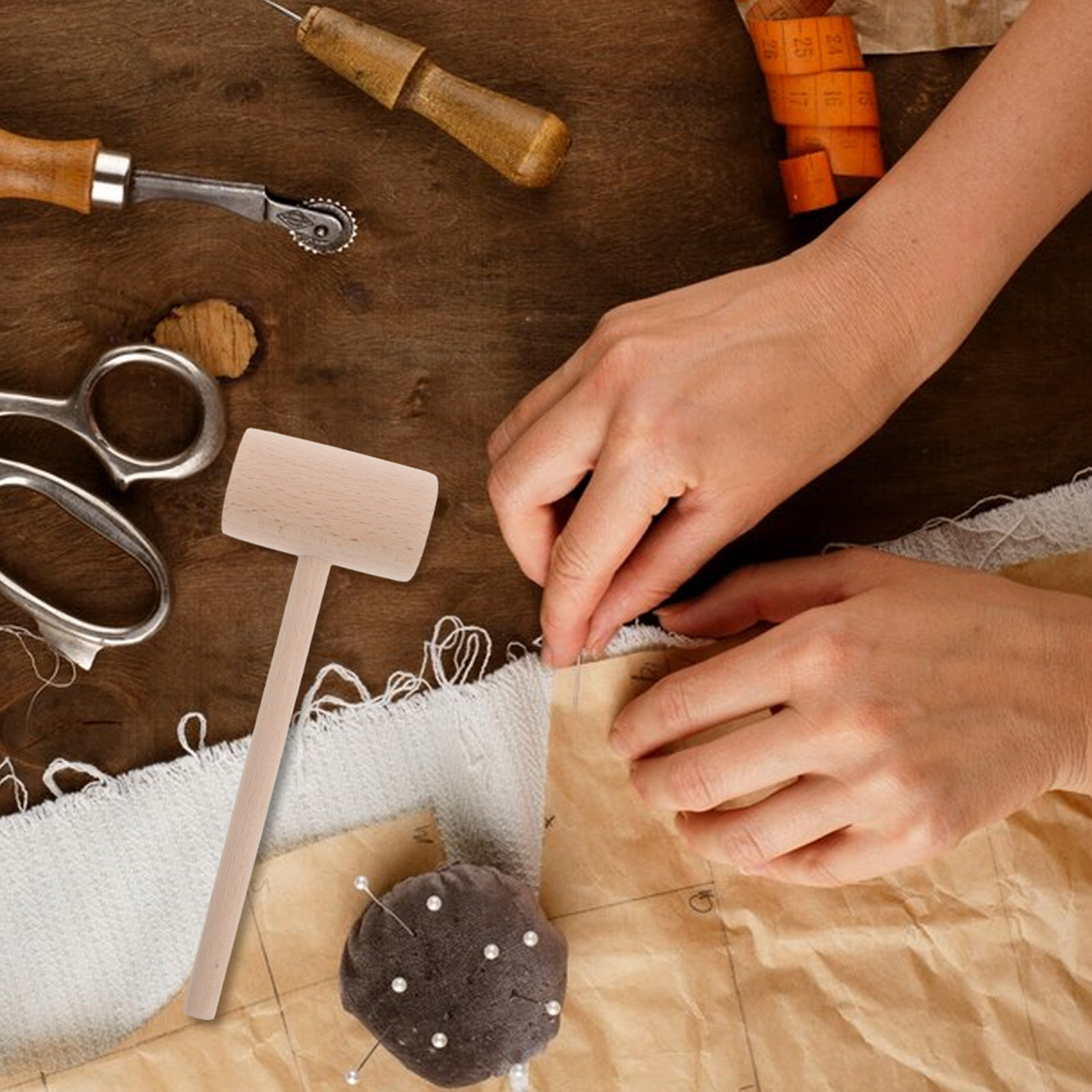 Wooden Hammer for Leatherwork  - Leatherwork Hammer ulasan dan harga