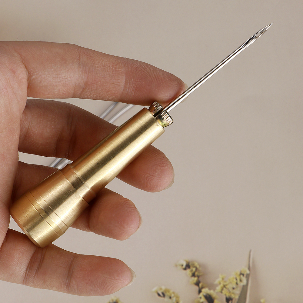 Canvas Leather Sewing Awl Need - Leatherwork Awl ulasan dan harga