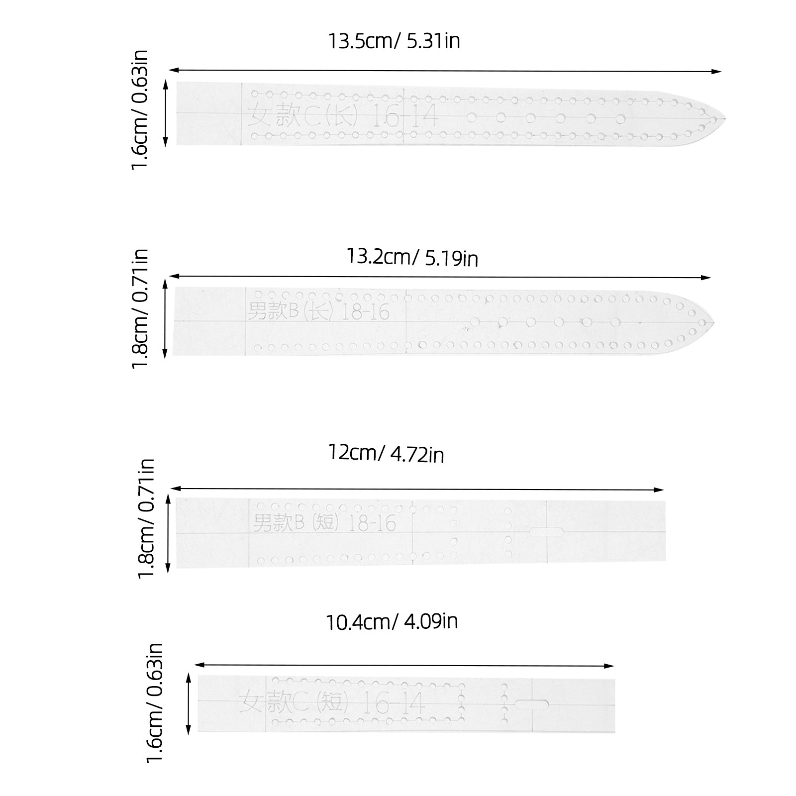 2Sets Watch Strap Acrylic Temp - Leatherworking Guide ulasan dan harga