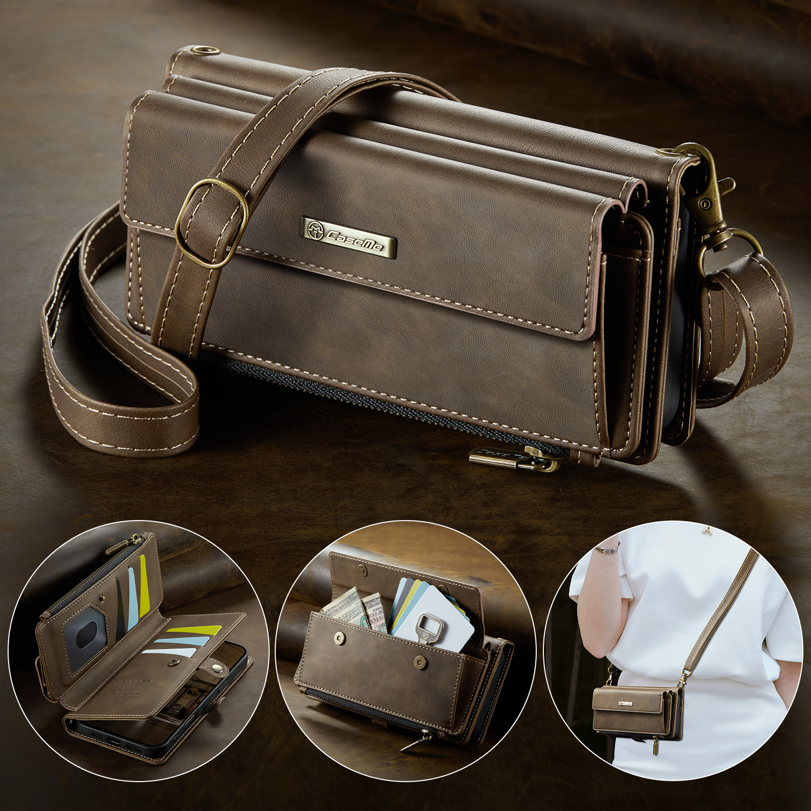Business Magnetic Card Solt Wa - Leather Work Bag ulasan dan harga