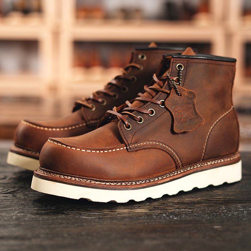 American Style 1907 Work Boots - Youtube Leatherwork ulasan dan harga