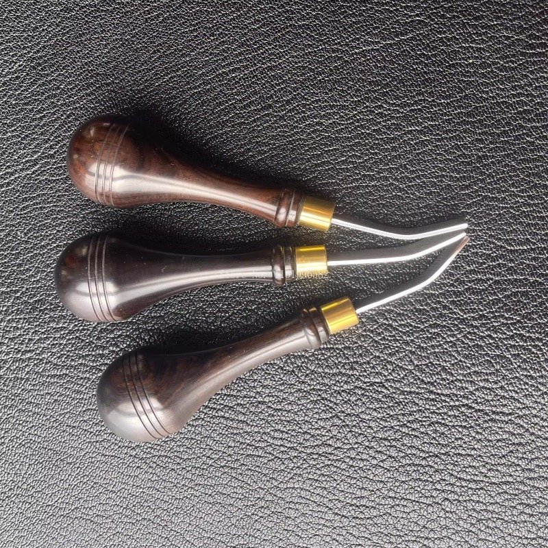 Wooden Handles High-carbon Ste - Leatherwork Awl ulasan dan harga